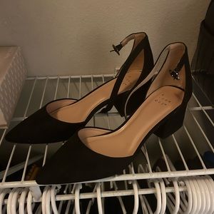 A New Day pointed toe black heels